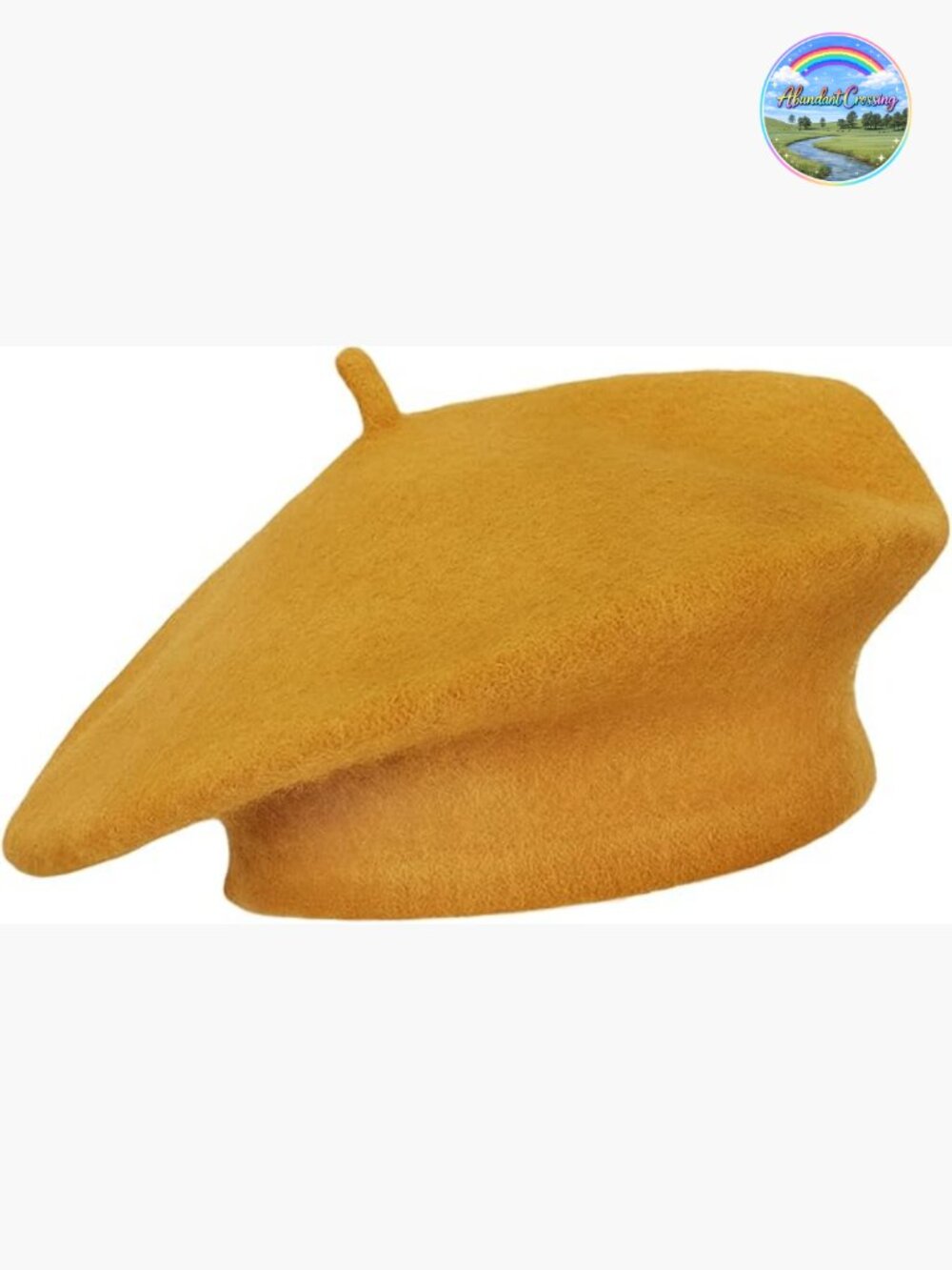 Wool Beret Hat French Style Solid Color Classic Vintage